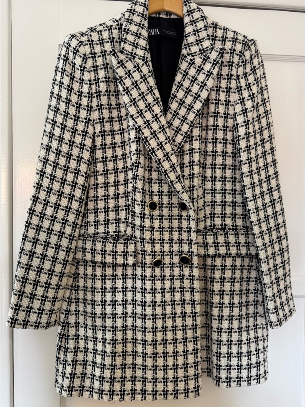 ZARA double-breasted classic business  blazer